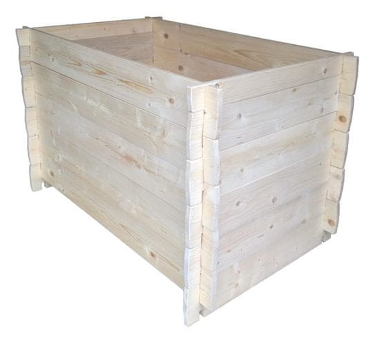 Portoss drvena visoka kutija, 120x80x80 cm
