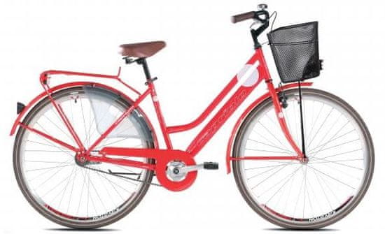 Capriolo gradski bicikl Amsterdam Lady, crveni