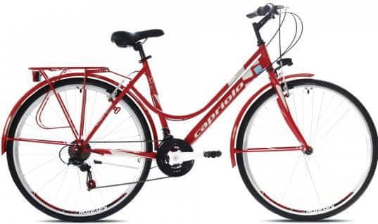 Capriolo ženski gradski bicikl Tour-Sunrise 28'', crveni