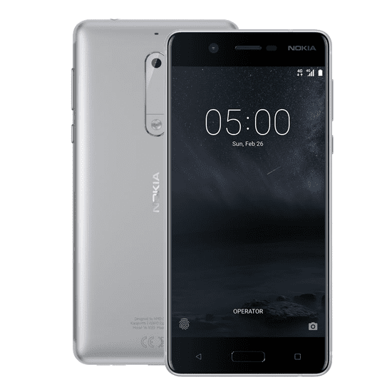 Nokia mobilni telefon 5 Dual Sim, srebrni