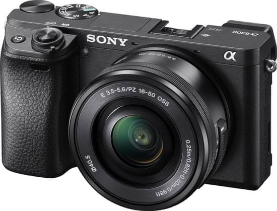 Sony fotoaparat ILCE6300LB komplet s objektivom SEL 16-50