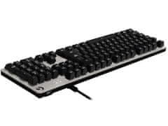 Logitech mehanička tipkovnica G413, Romer-G, USB, HR, srebrna