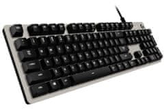 Logitech mehanička tipkovnica G413, Romer-G, USB, HR, srebrna