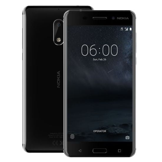 Nokia mobilni telefon 6 Dual Sim, crni