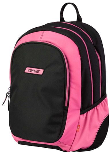 Target ruksak 3 Zip Black Pink Pampero 21293