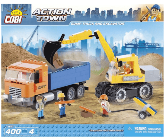 Cobi kocke Dump Truck & Excavator