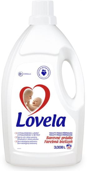 Lovela gel za pranje rublja u boji, 3 l