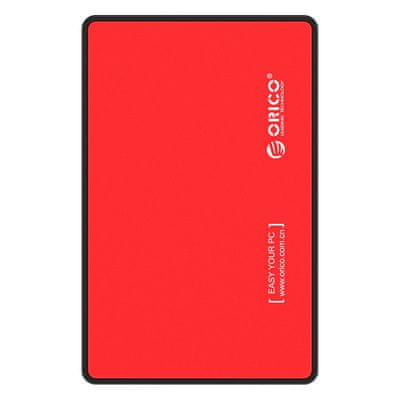 Orico vanjsko kućište HDD/SSD 2,5",crven