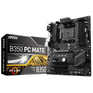 MSI matična ploča MSI B350 PC MATE, AM4, ATX, DDR4