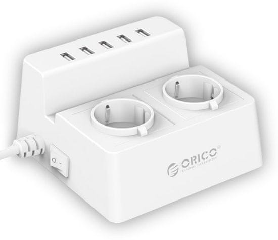 Orico Orico punjač 5 x USB, 2 x 230V sa zaštitom od prenapona