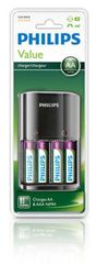 Philips punjač baterija MultiLife + 4xAA bat.