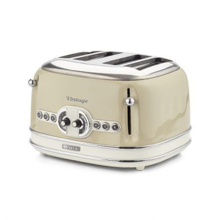 Ariete Toaster Vintage 4 utora 156, bež