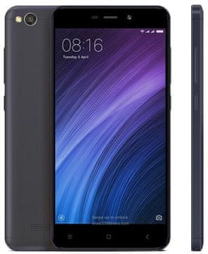 Xiaomi mobilni telefon Redmi 4A 16 GB, tamno sivi