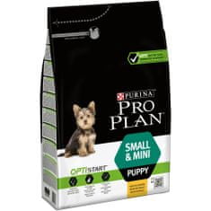 Purina Pro Plan Puppy small&mini OPTISTART, piletina, 3 kg