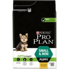 Purina Pro Plan Puppy small&mini OPTISTART, piletina, 3 kg
