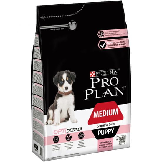 Purina hrana za štence Medium Puppy Sensitive Skin 3 kg
