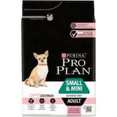 Purina Pro Plan Adult small&mini OPTIDERMA, losos, 3 kg