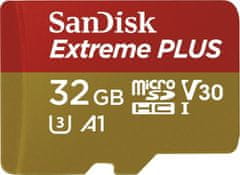 SanDisk Extreme Plus microSDHC memorijska kartica, 32 GB