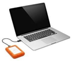 LaCie vanjski disk Rugged 2TB, 6,35cm(2,5"), USB-C 3.1