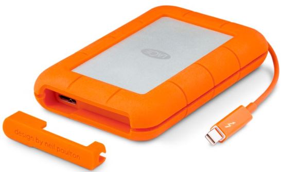 LaCie vanjski disk Rugged 1 TB, 6,35cm(2,5"), Thunderbolt, USB-C 3.0