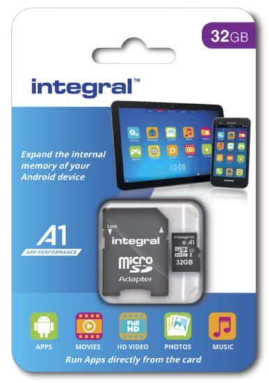 Integral memorijska kartica microSDHC 32GB A1 App Performance UHS-I