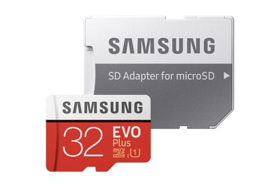 Samsung memorijska kartica micro SDHC EVO Plus + SD adapter, 32 GB