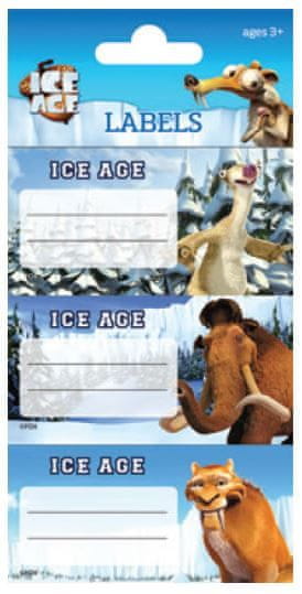 Disney etikete za bilježnice Ice Age 9/1