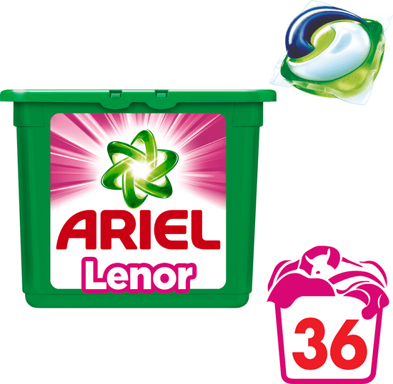 Ariel gel kapsule Touch of Lenor 3u1, 36 komada