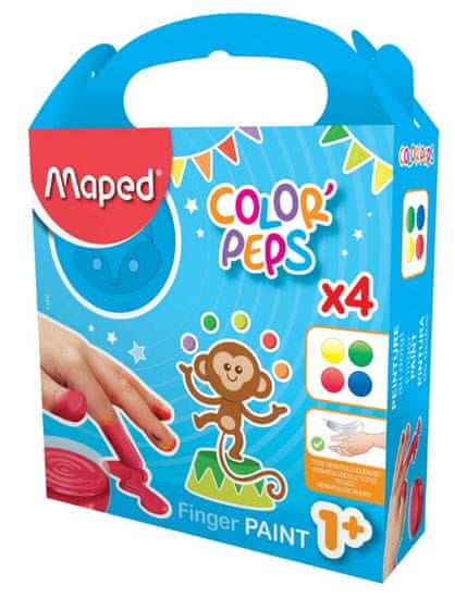 Maped Finger paint, 4/1, 80 g