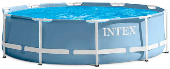Intex bazen Prism Frame Set, 457 x 84 cm, s filter pumpom, ljestvama, podlogom, pokrivačem (28728NP)