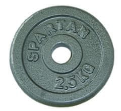 Spartan uteg od lijevanog željeza, 2 x 2,5 kg