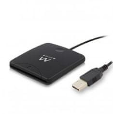 Ewent Čitač pametnih kartica USB 2.0, crni
