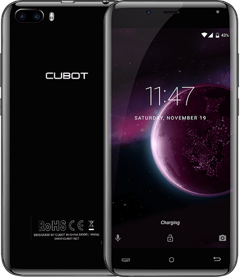 Cubot mobilni telefon Magic 3GB/16GB, Dual SIM, crni