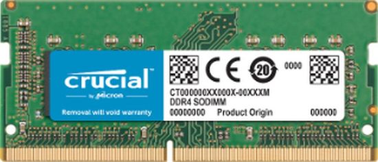 Crucial RAM SODIMM DDR4 8GB, PC4-19200, 2400MT/s, CL17, SR x8, 1.2V za Mac (CT8G4S24AM)