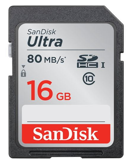 SanDisk memorijska kartica Ultra SDHC 16 GB (SDSDUNC-016G-GN6IN)