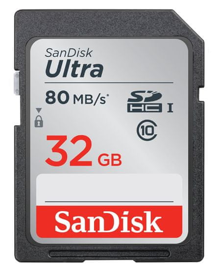 SanDisk memorijska kartica SD ULTRA 32GB 80MB/s