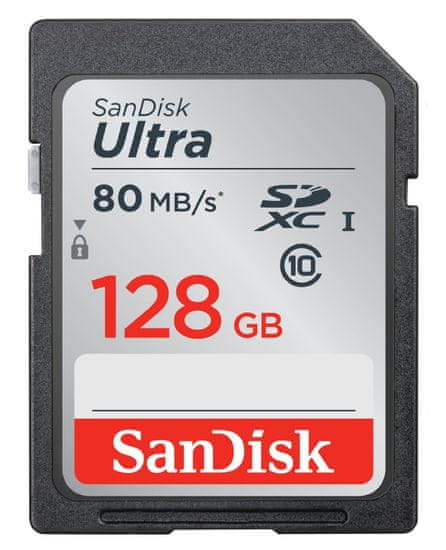 SanDisk SDXC 128 GB 80 MB/s Class 10