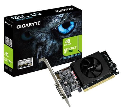 Gigabyte grafička kartica GeForce GT 710, 2GB, PCI-E 2.0