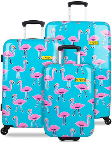 REAbags komplet putnih kovčega B.HPPY Go Flamingo