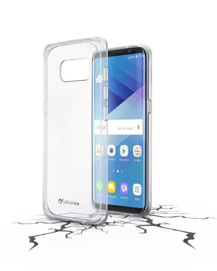 CellularLine Prozirna maskica od plastike i rubom od gume Clear Duo za Samsung Galaxy S8