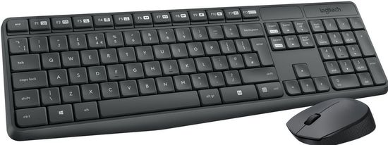 Logitech bežični stolni komplet Combo MK235, US