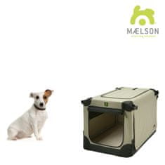 Maelson transportna kutija Soft Kennel crna/bež, vel. 62
