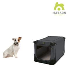 Maelson transportna kutija s trakama Soft Kennel crna/antracitna vel. 62