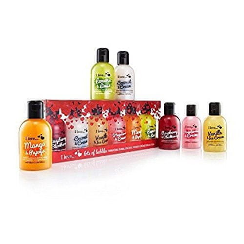 I Love Cosmetics set gelova Gift Set Bubbles Of Love 6 x 100 ml