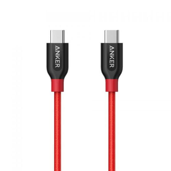 Anker kabel USB-C 2.0 u USB-C, 0,9 m, crveni