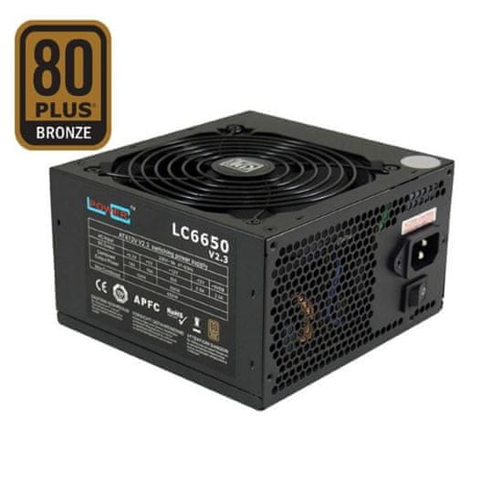LC Power napajanje Super Silent LC6650 V2.3 650W, 80Plus, ATX