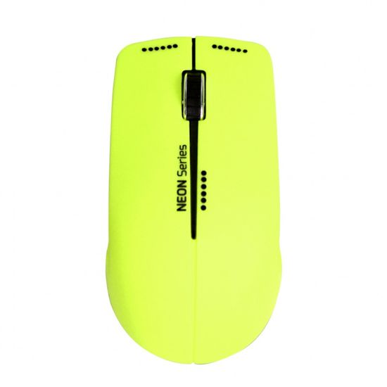 Port Designs miš Neon WL, žuti + podloga (900502)
