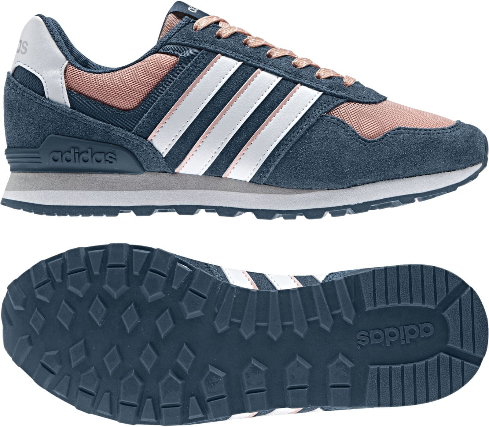 Adidas 10K W Petrol Night/Footwear White/Trace Pink