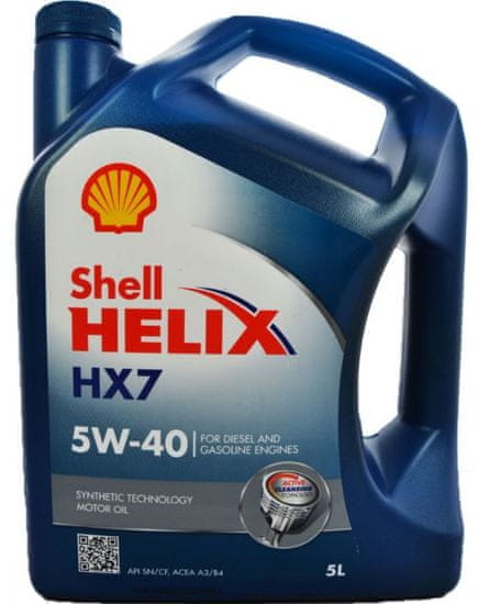 Shell ulje Helix HX7 5W40, 5 l