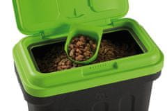 Maelson Kutija za hranu za pse Dry Box crna/zelena, 15 kg